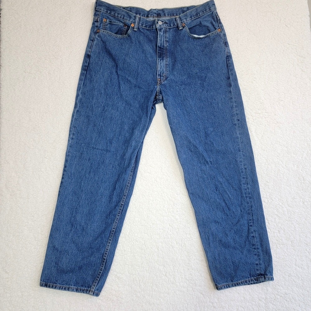 Levi's 550 Relaxed Fit Tapered Jeans Mens 40x32 Blue Denim Vintage Style